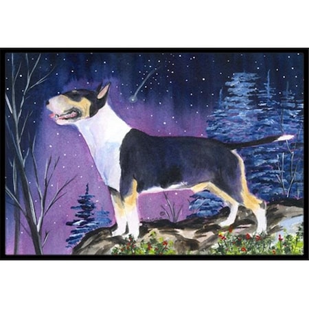 Carolines Treasures Carolines Treasures SS8344MAT 18 x 27 in. Bull Terrier Indoor Outdoor Doormat SS8344MAT